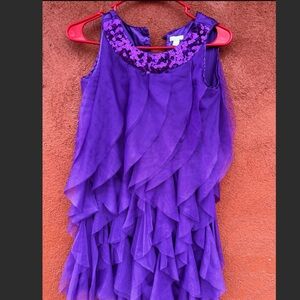 The Children's Place Purple Layered Dress